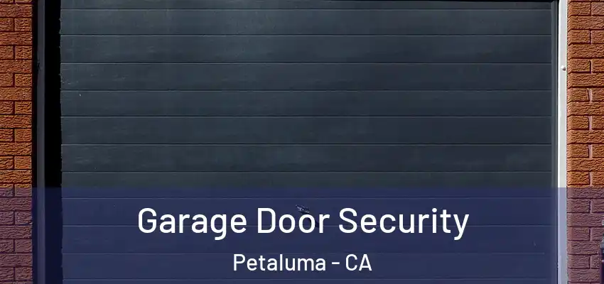  Garage Door Security Petaluma - CA