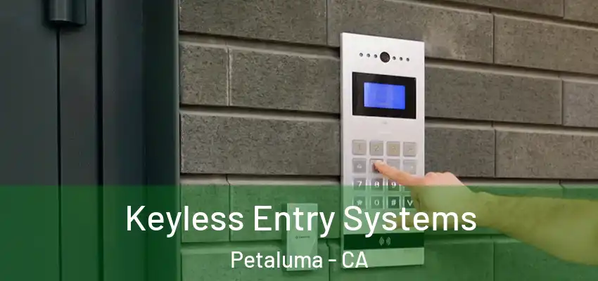  Keyless Entry Systems Petaluma - CA